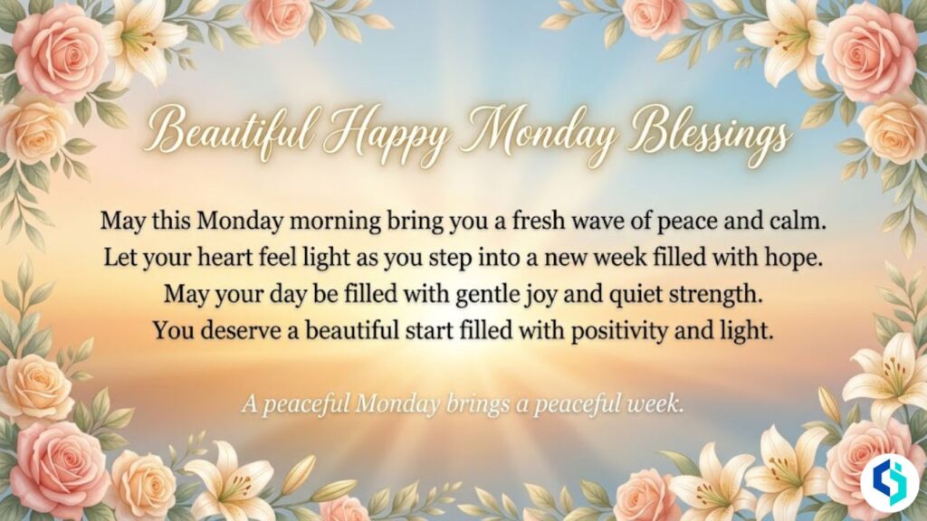 150+ Happy Monday Blessings for a fresh, positive and peaceful start to your week