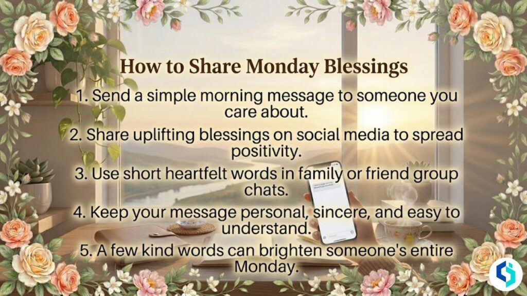 how to share monday blessings social media and messaging tips