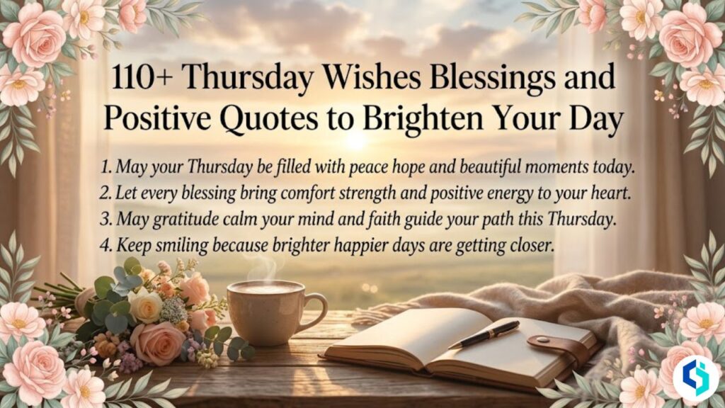Thursday wishes blessings and positive quotes featured image
