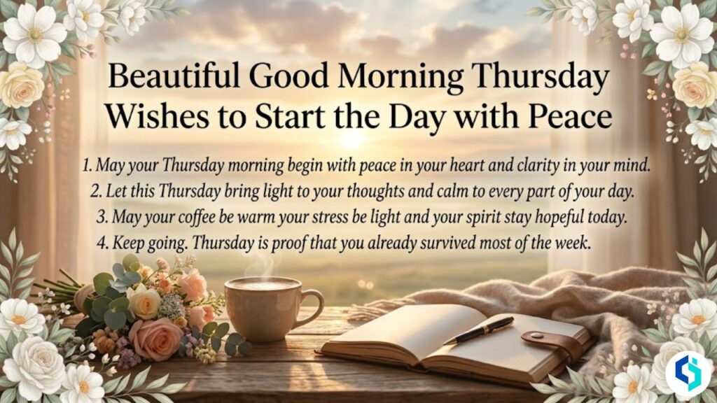 Beautiful good morning Thursday wishes blessing image