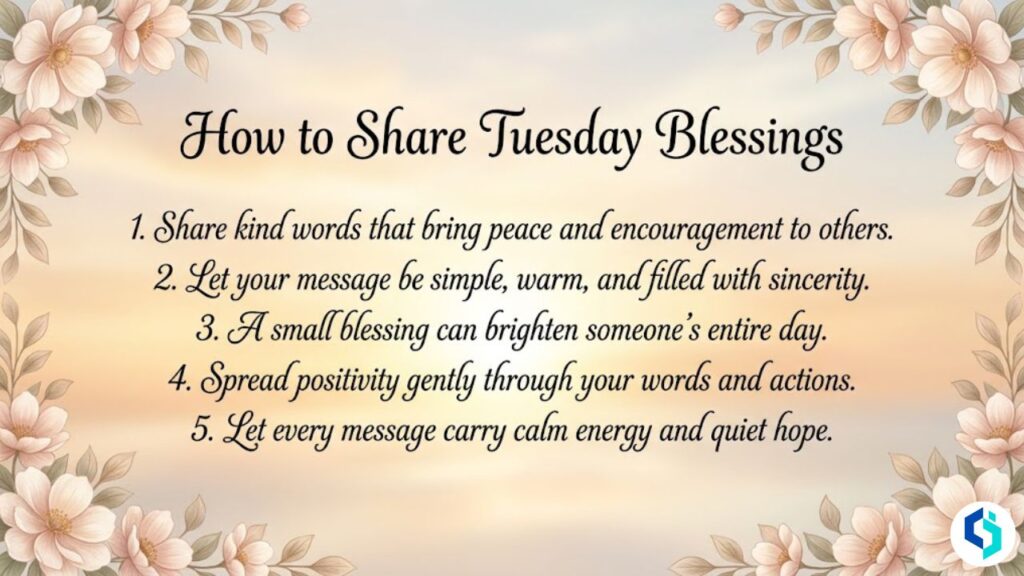 how to share tuesday blessings simple positive messages