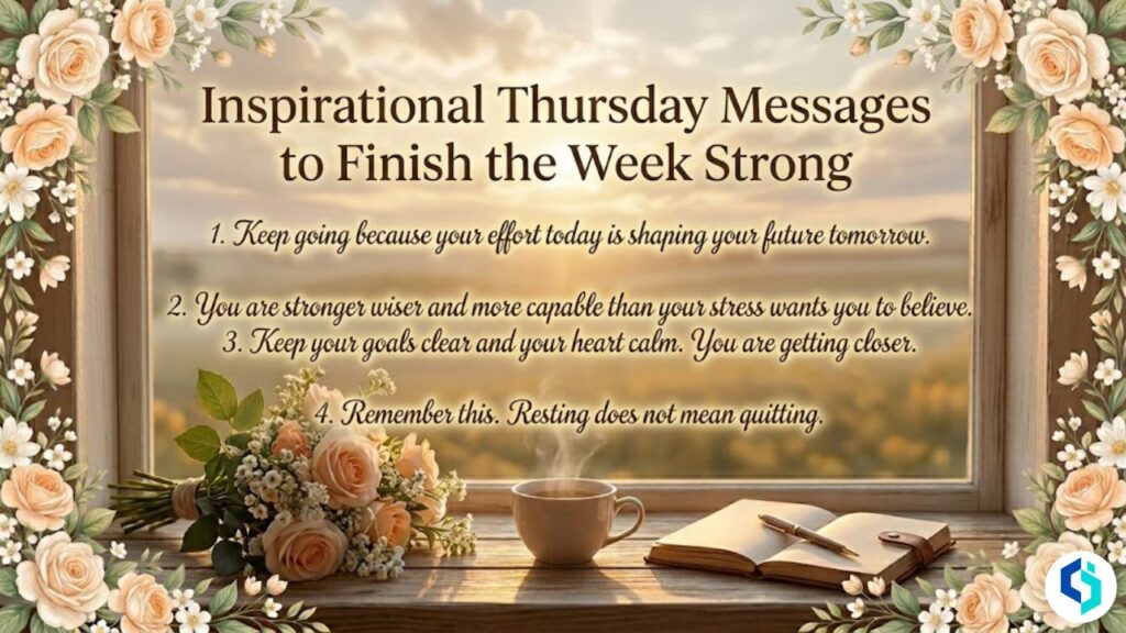 Inspirational Thursday messages blessing image