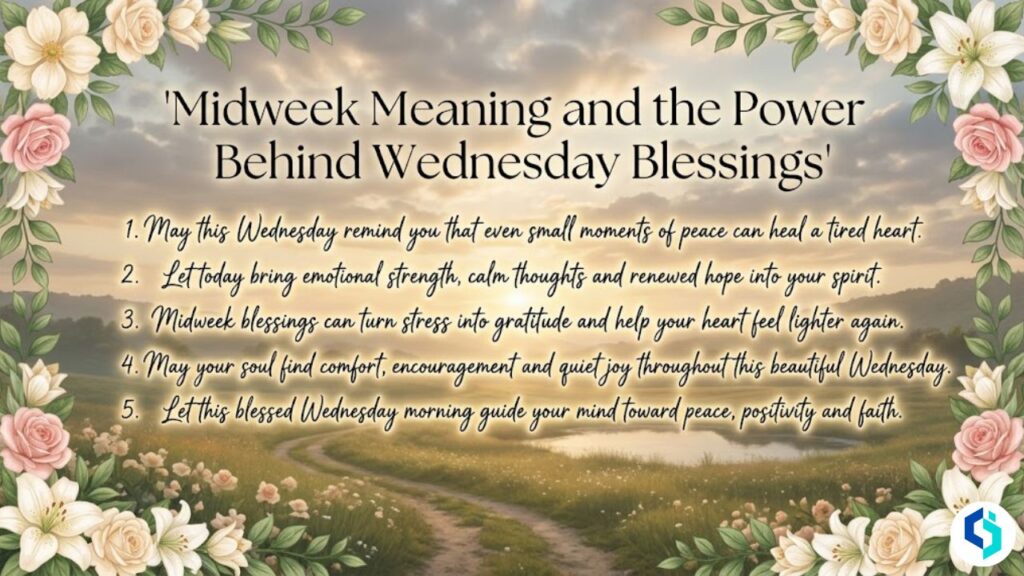 Midweek meaning and power behind Wednesday blessings image