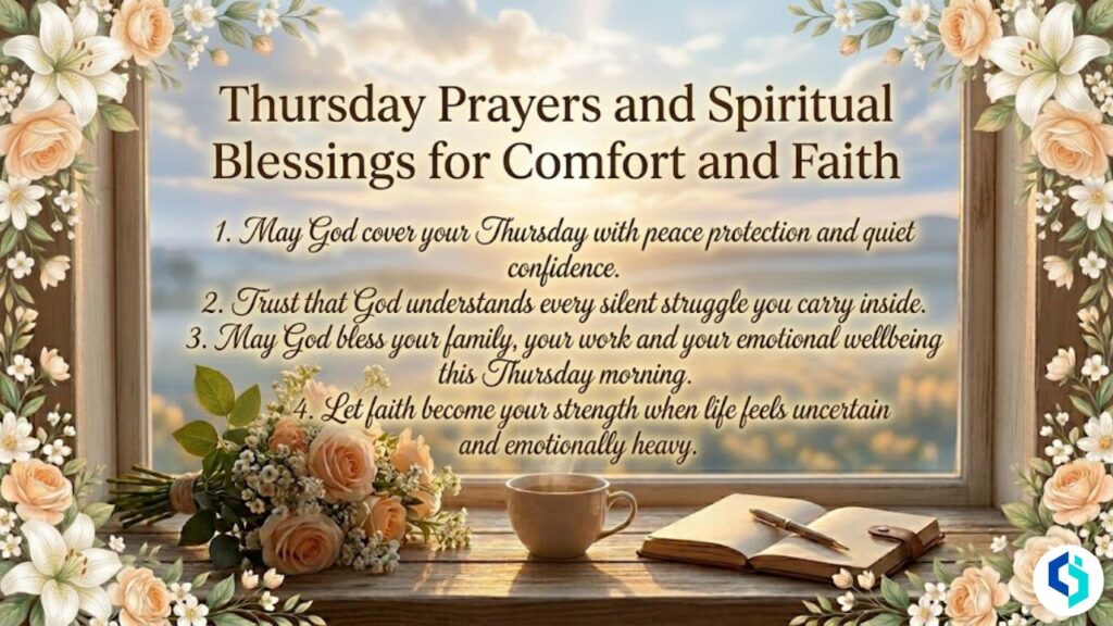 Thursday prayers and spiritual blessings image
