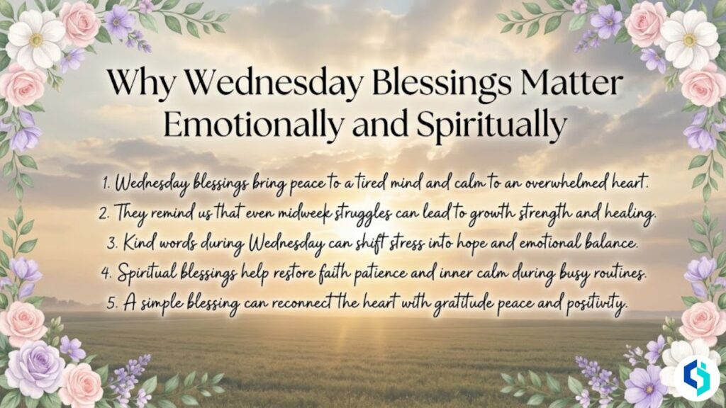 Why Wednesday blessings matter emotionally and spiritually image