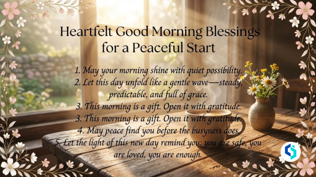  Short good morning blessings for quick sharing with coffee and sunrise