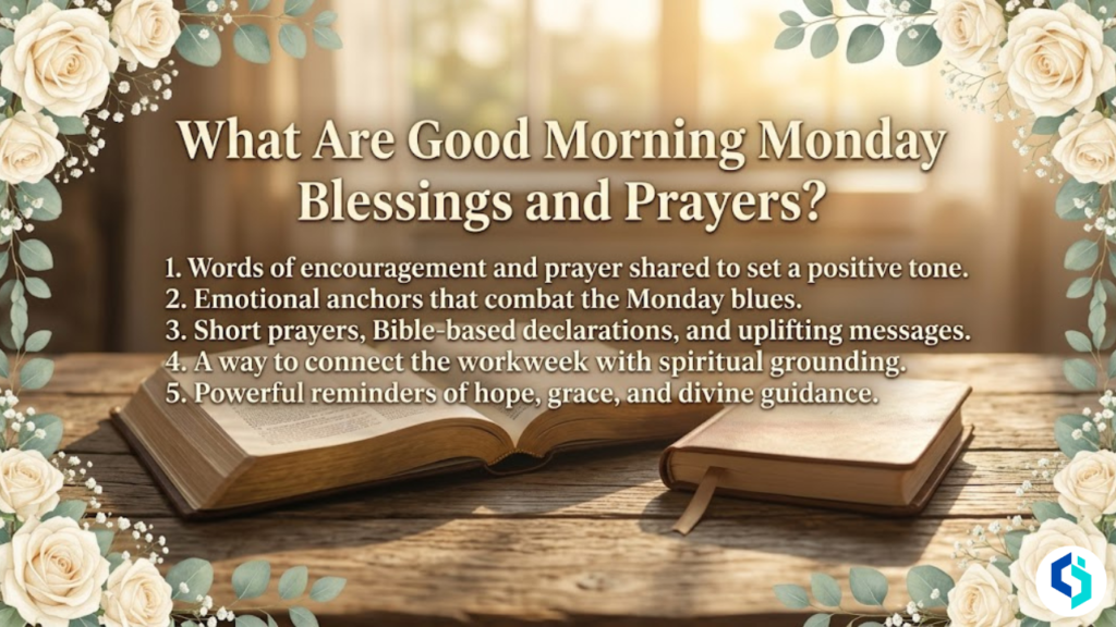 What are good morning Monday blessings and prayers explained